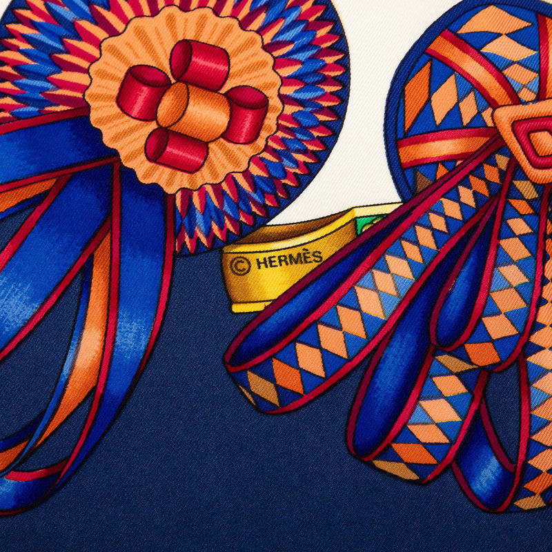 Les Rubans du Cheval Silk Scarf 90 - Image 5