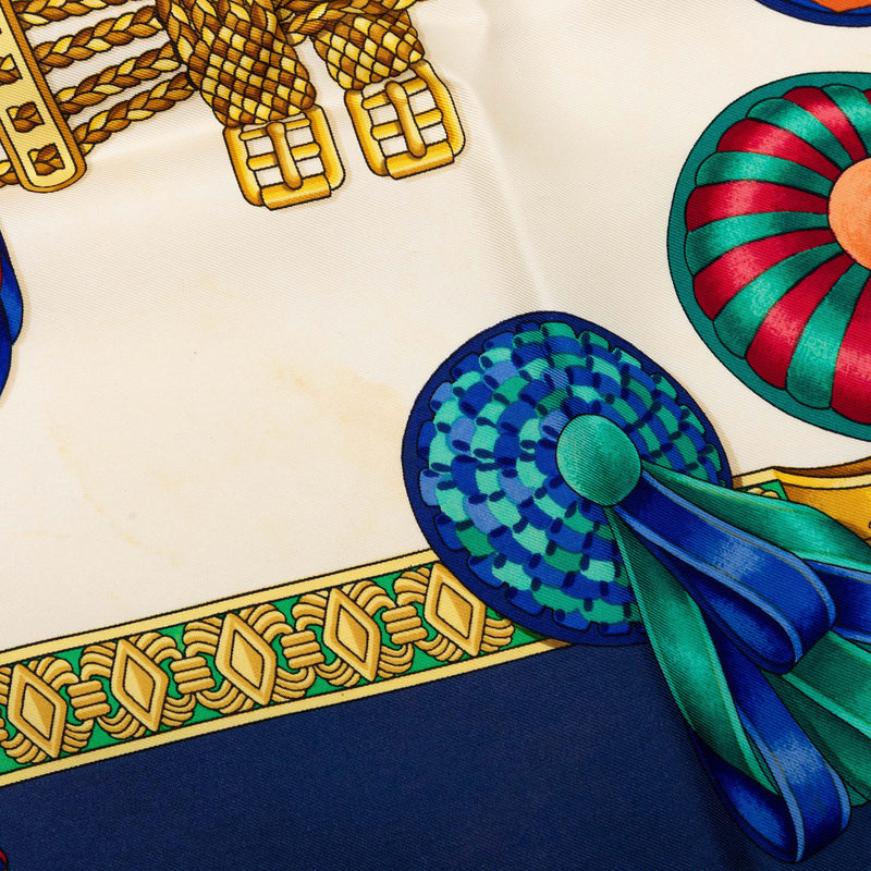 Les Rubans du Cheval Silk Scarf 90 - Image 7