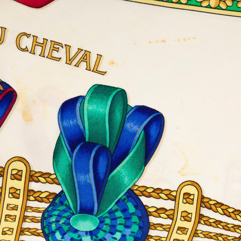 Les Rubans du Cheval Silk Scarf 90 - Image 9