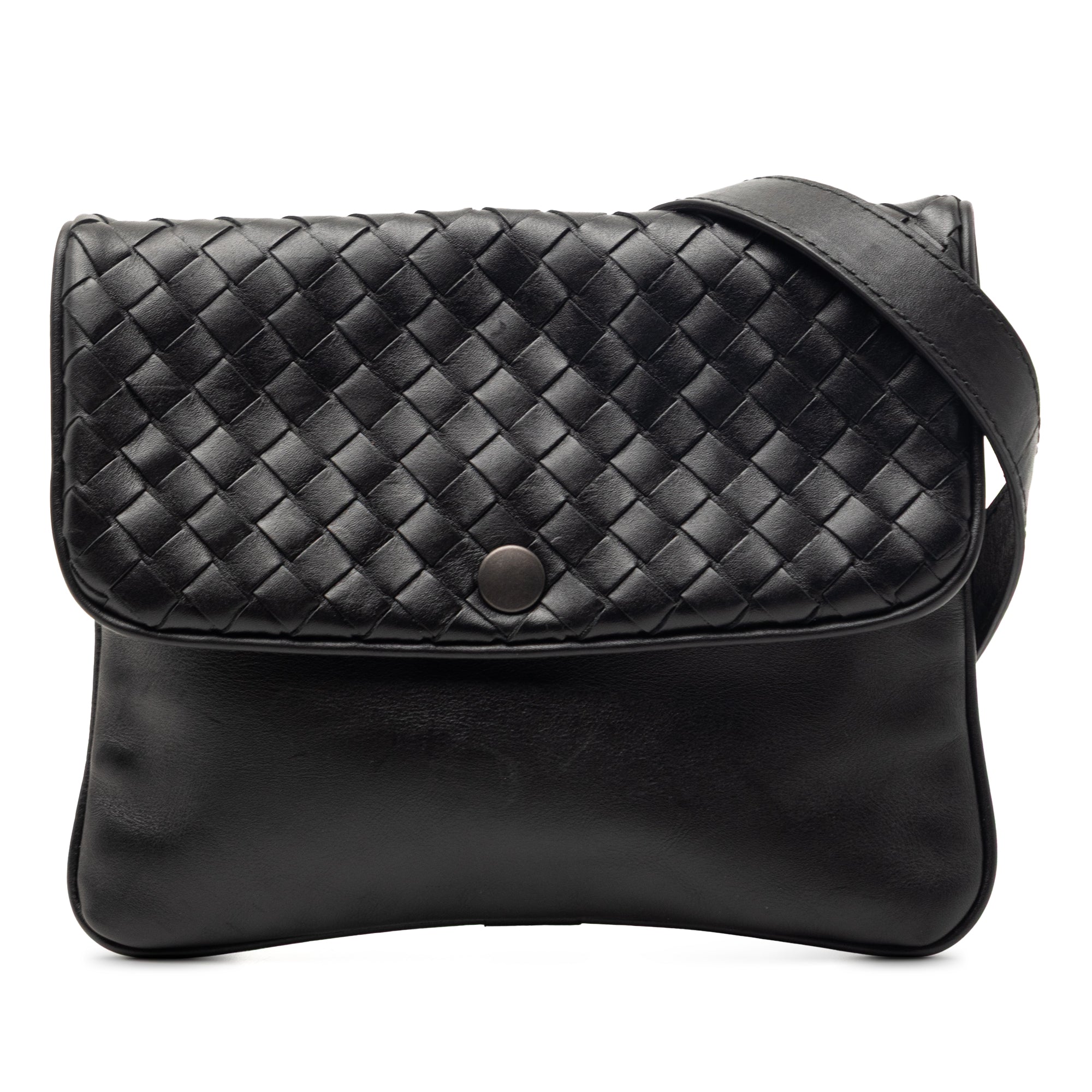 Intrecciato Trimmed Nappa Crossbody - Image 1