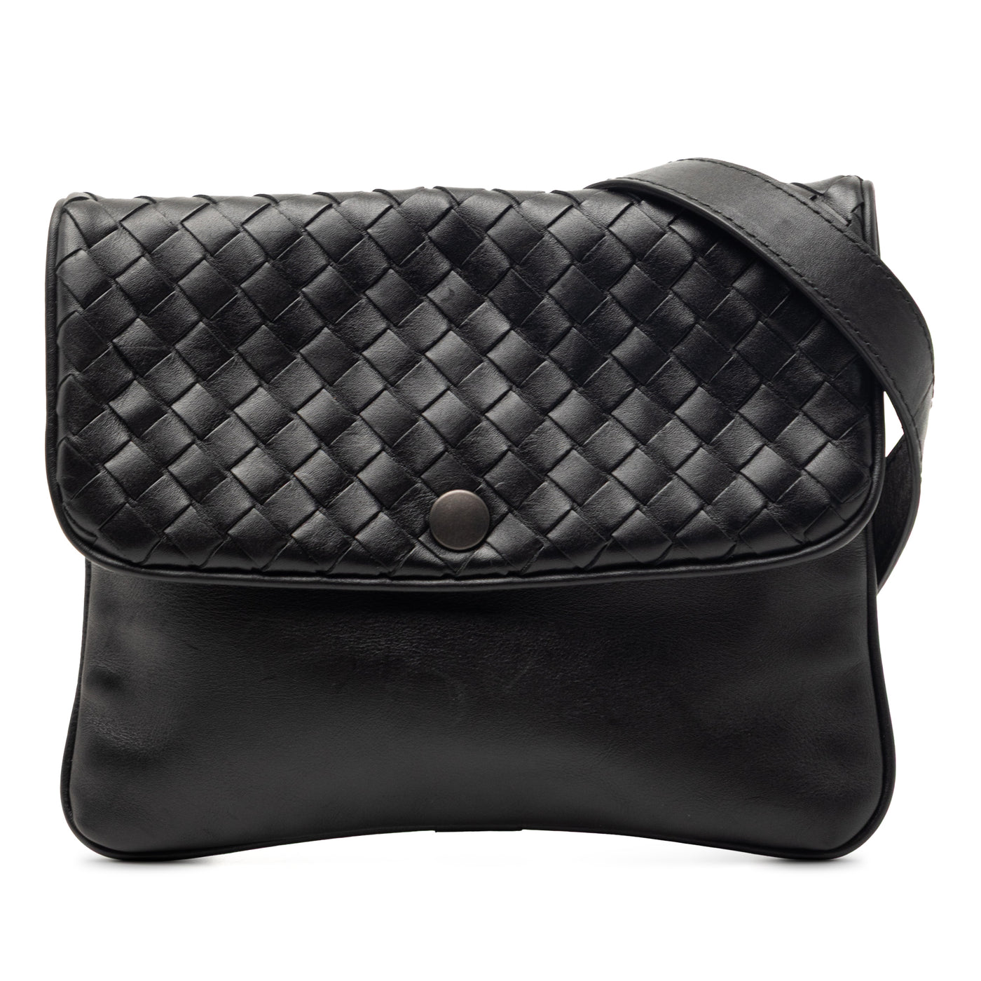 Intrecciato Trimmed Nappa Crossbody - Image 1