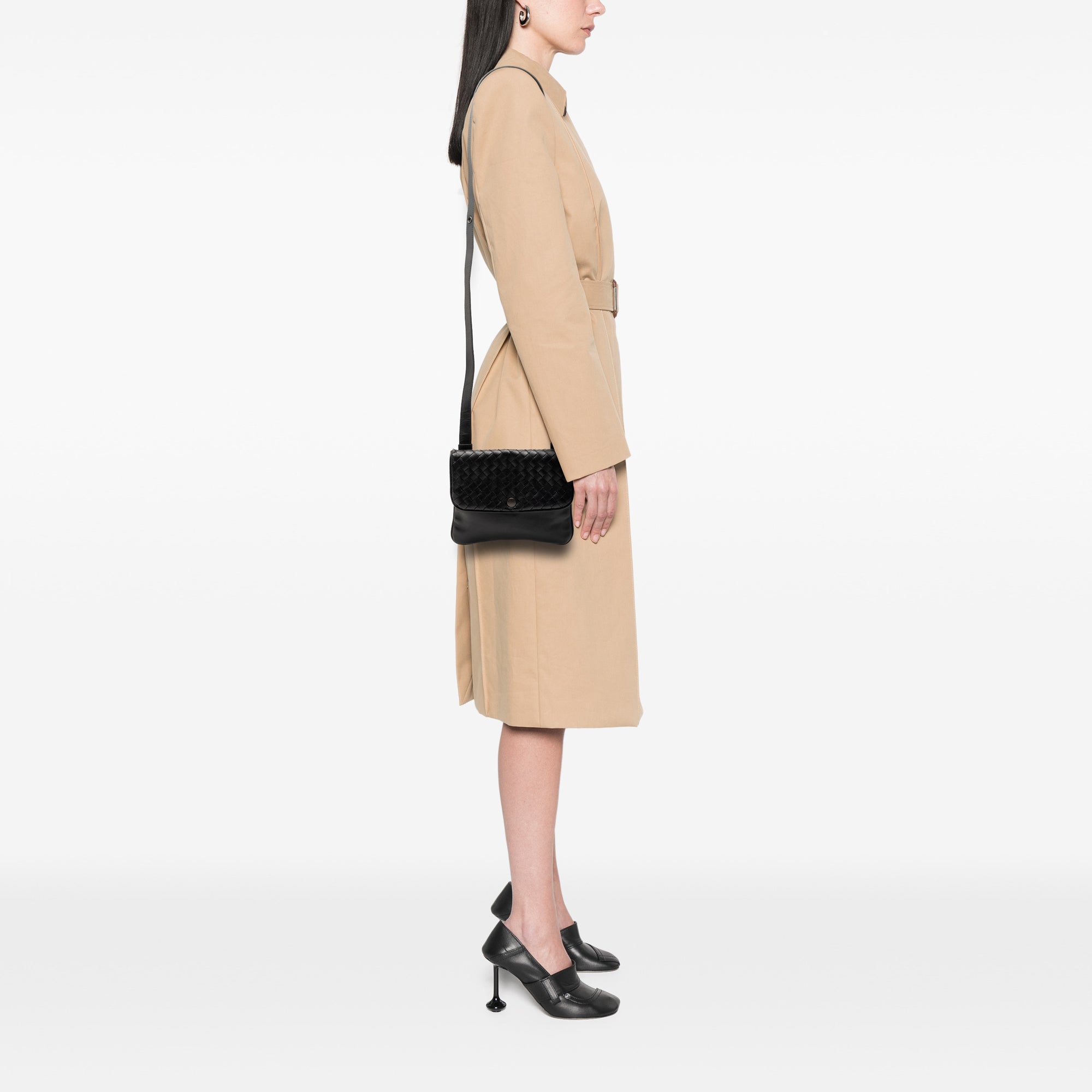 Intrecciato Trimmed Nappa Crossbody - Image 6