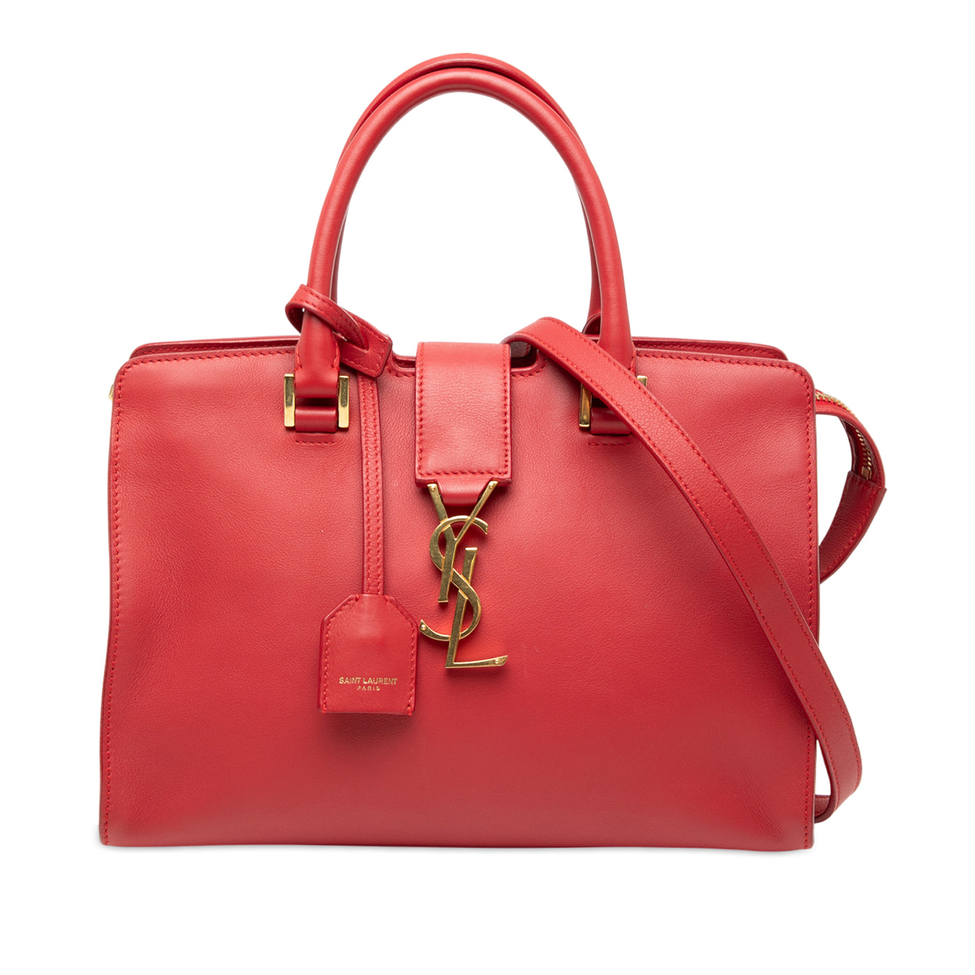 Baby Leather Monogram Downtown Cabas Satchel - Image 1