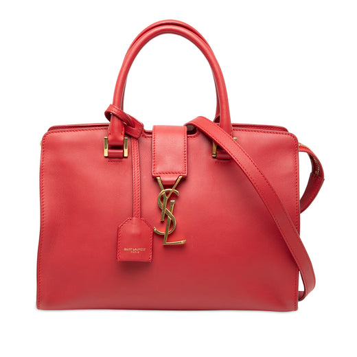 Baby Leather Monogram Downtown Cabas Satchel - Image 1
