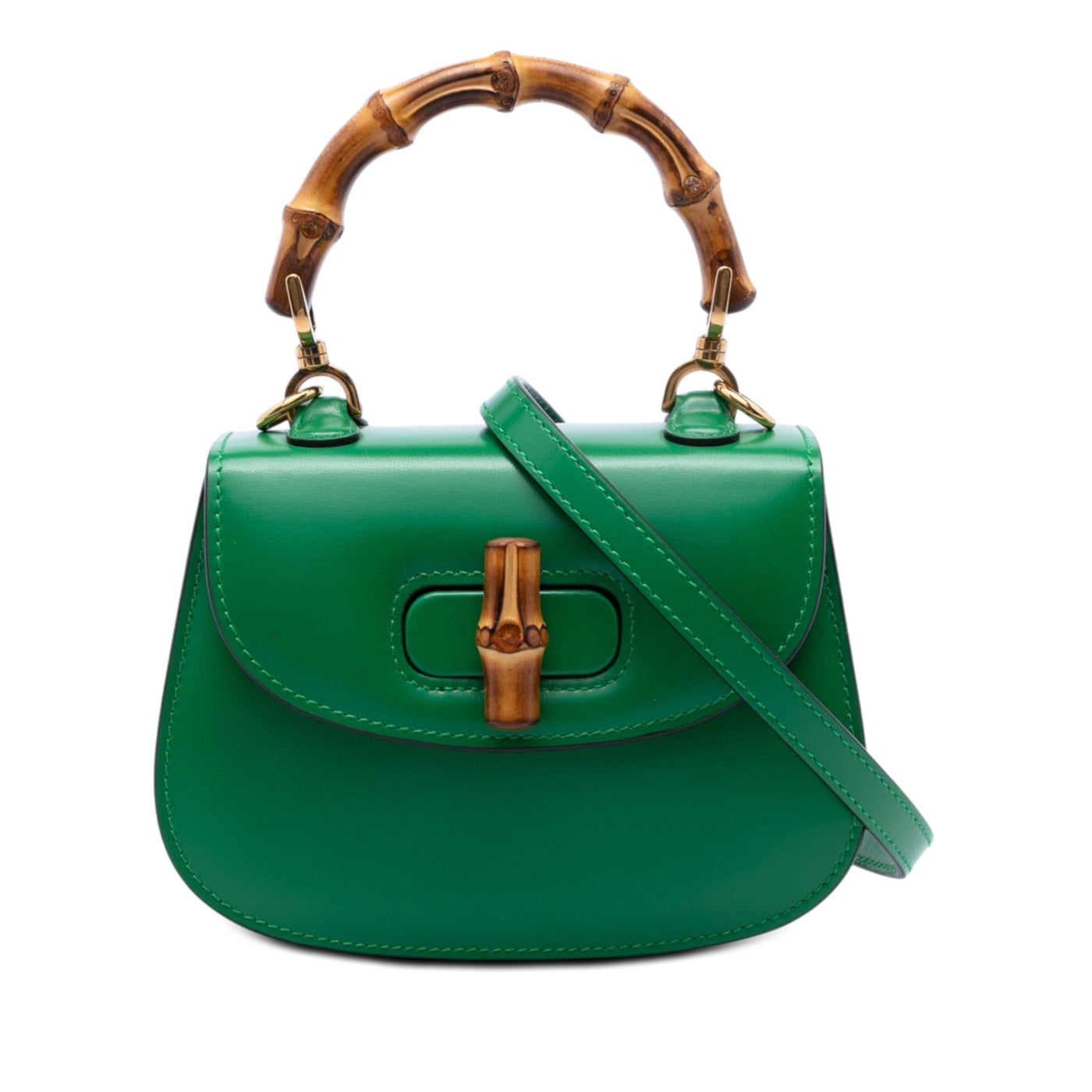 Mini Calfskin 1947 Bamboo Top Handle Bag - Image 1