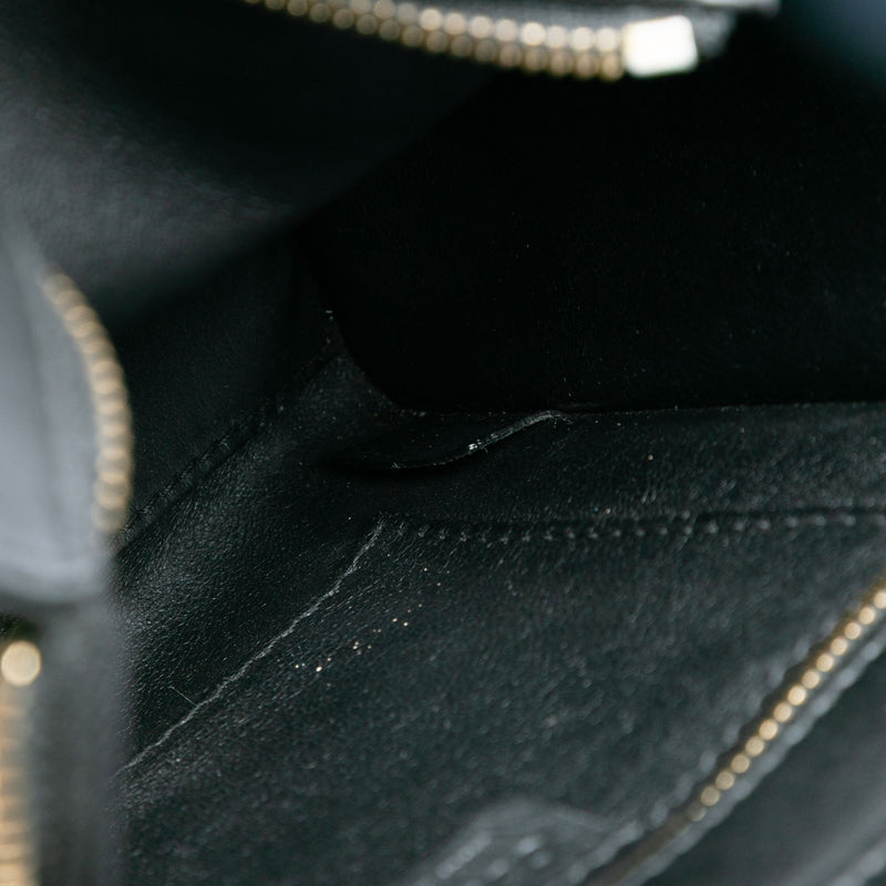 Nano Tricolor Leather Luggage Tote - Image 6