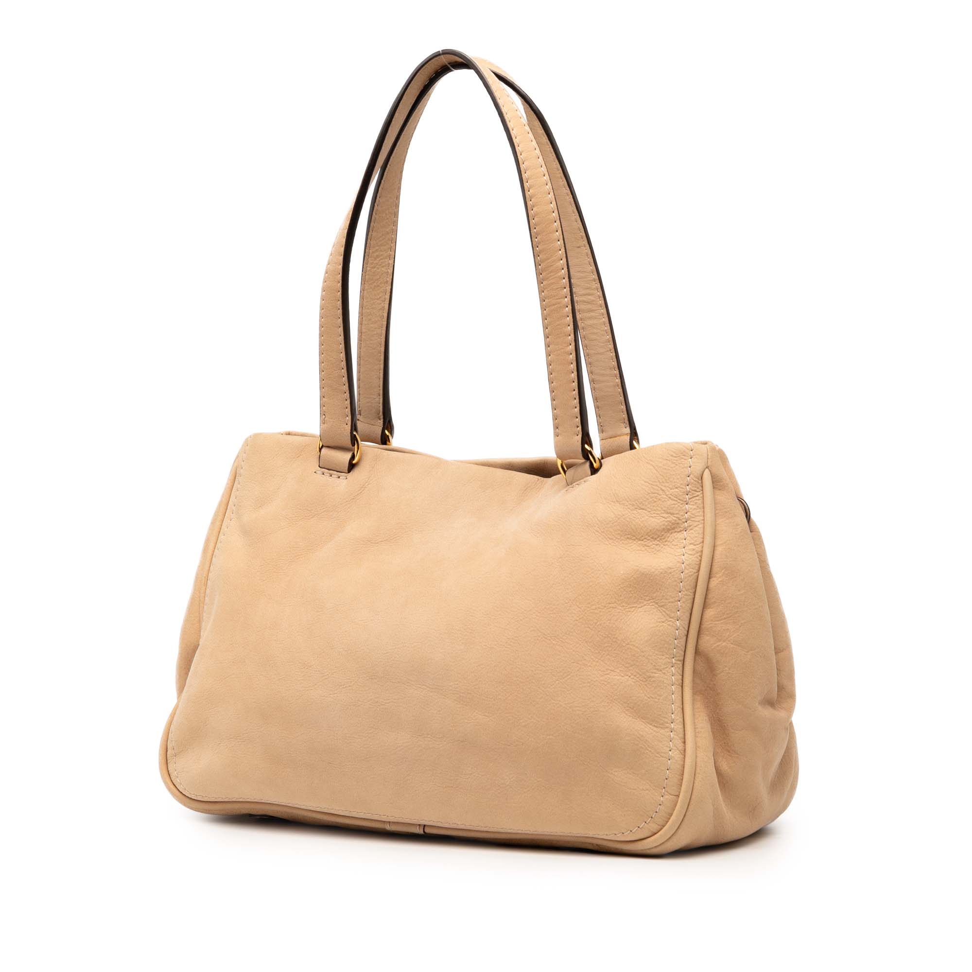 Nubuck Anagram Madrid Fringe Shoulder Bag - Image 2
