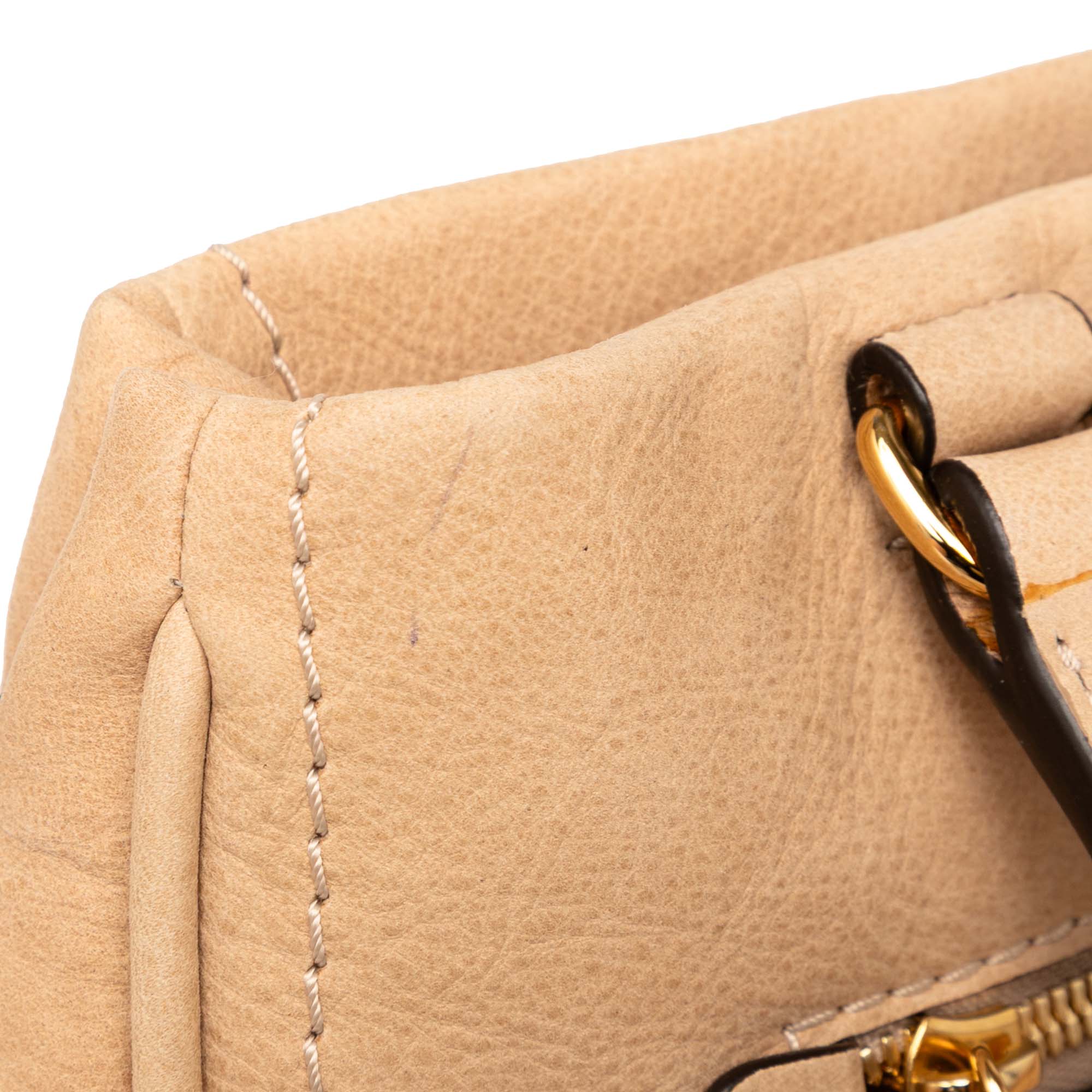 Nubuck Anagram Madrid Fringe Shoulder Bag - Image 7