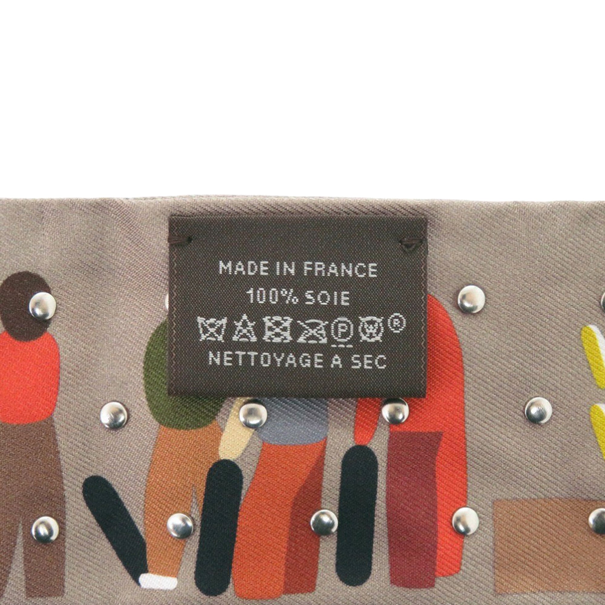 Figures Libres Studded Silk Twilly Scarf - Image 2