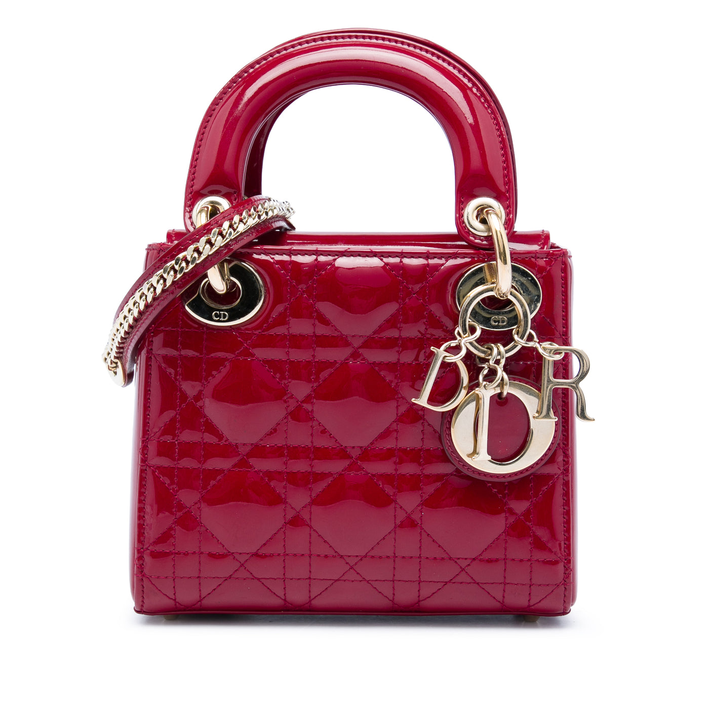 Mini Patent Cannage Lady Dior - Image 1