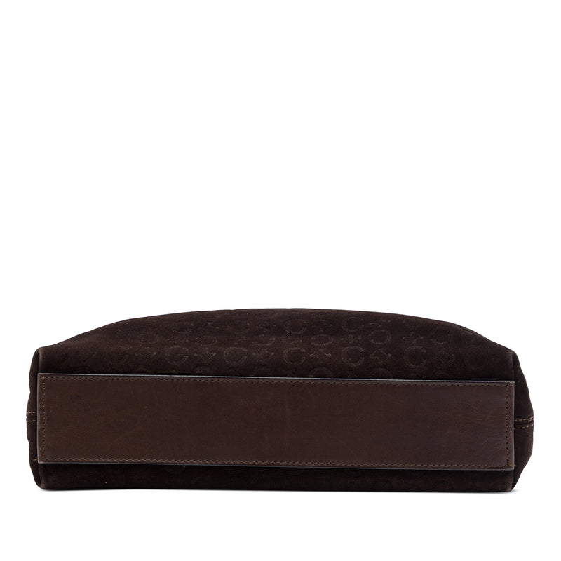 C Macadam Suede Handbag - Image 3