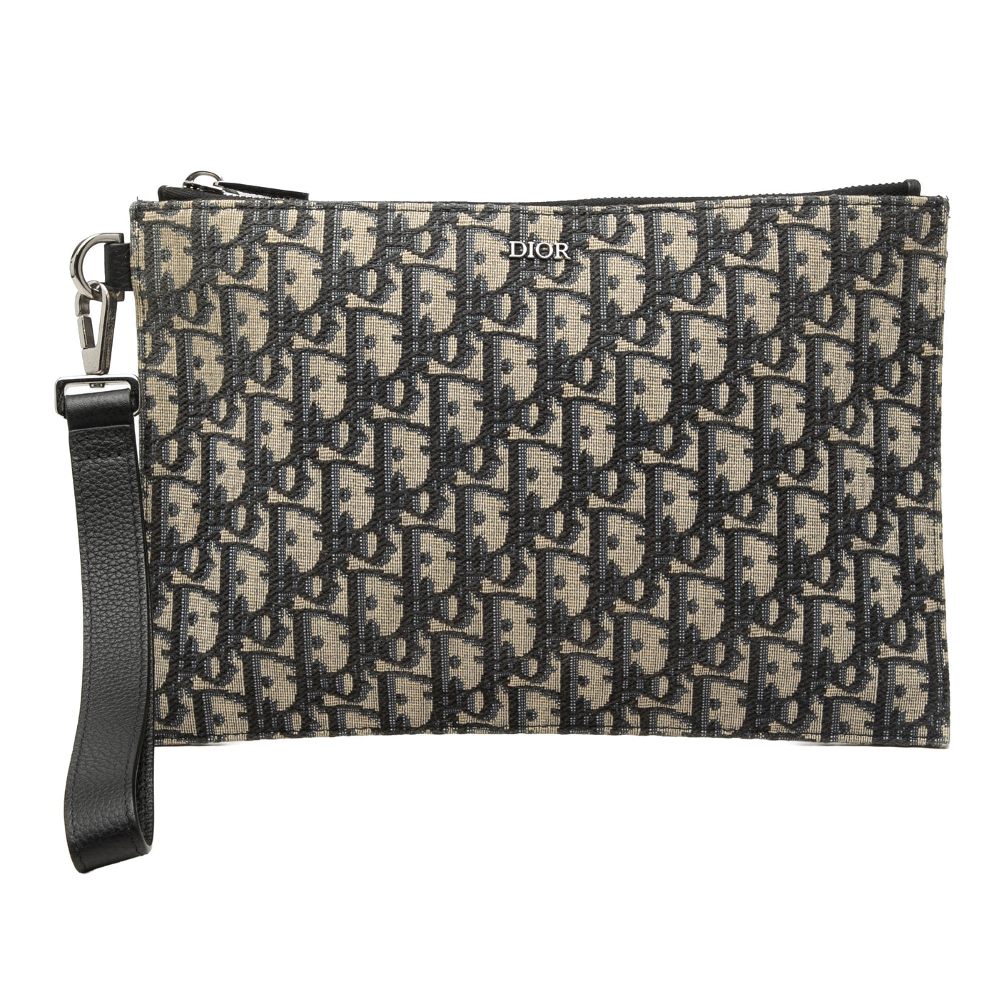 Oblique Canvas A4 Zipped Pouch - Image 1