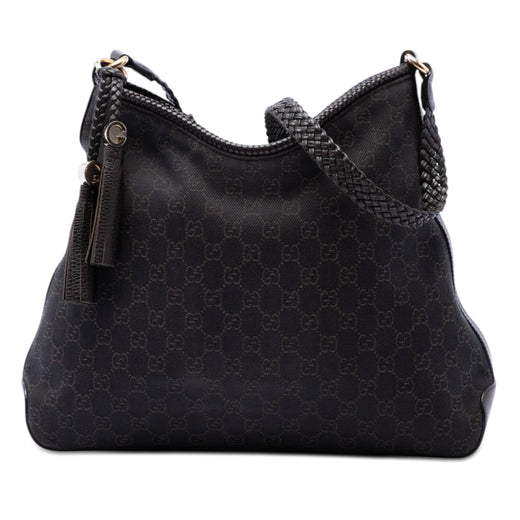 Medium GG Denim Marrakech Shoulder Bag - Image 1