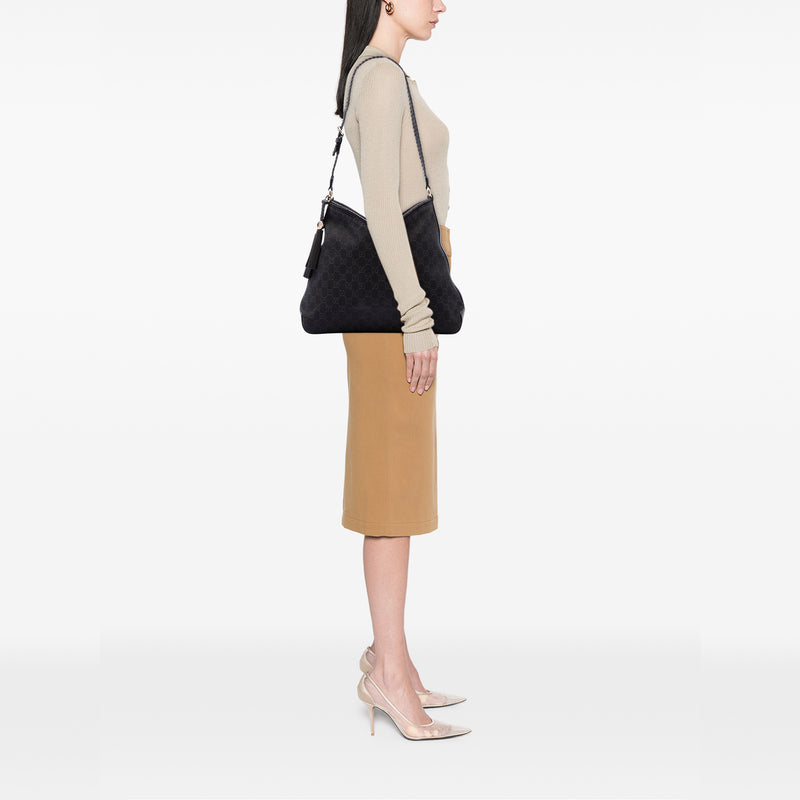 Medium GG Denim Marrakech Shoulder Bag - Image 6