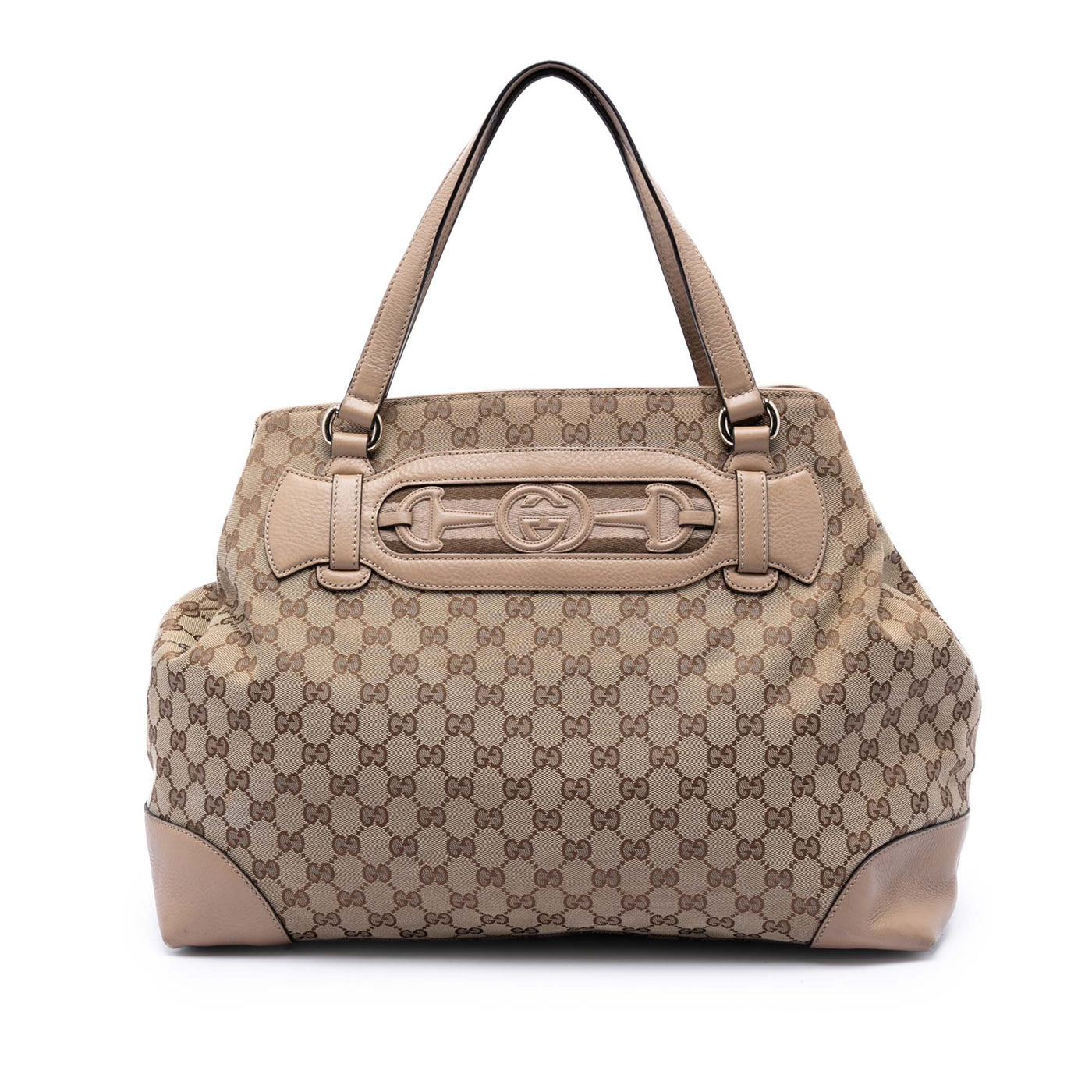 GG Canvas Web Dressage Tote - Image 1