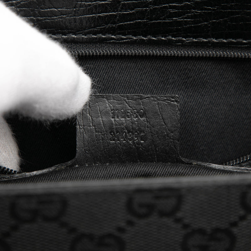 GG Canvas Bamboo Tote - Image 6