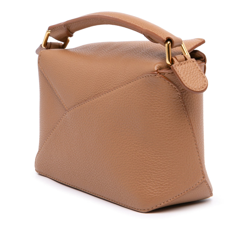 Mini Calfskin Puzzle Edge Satchel - Image 2