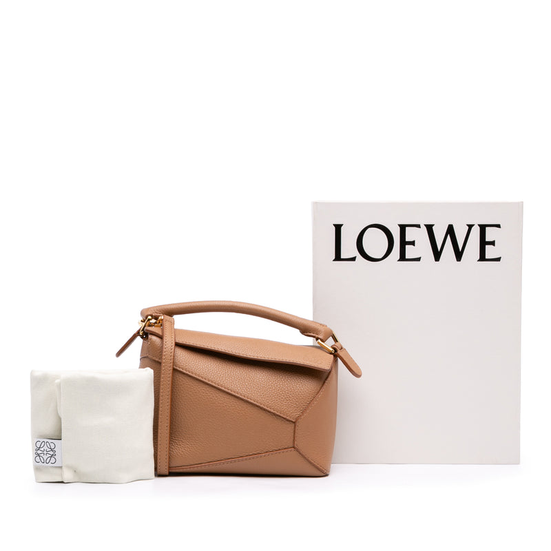 Mini Calfskin Puzzle Edge Satchel - Image 7