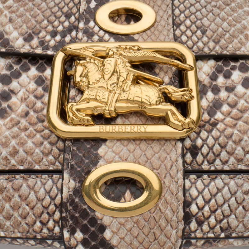 Burberry Rider Shoulder Bag — Multicolor Leather