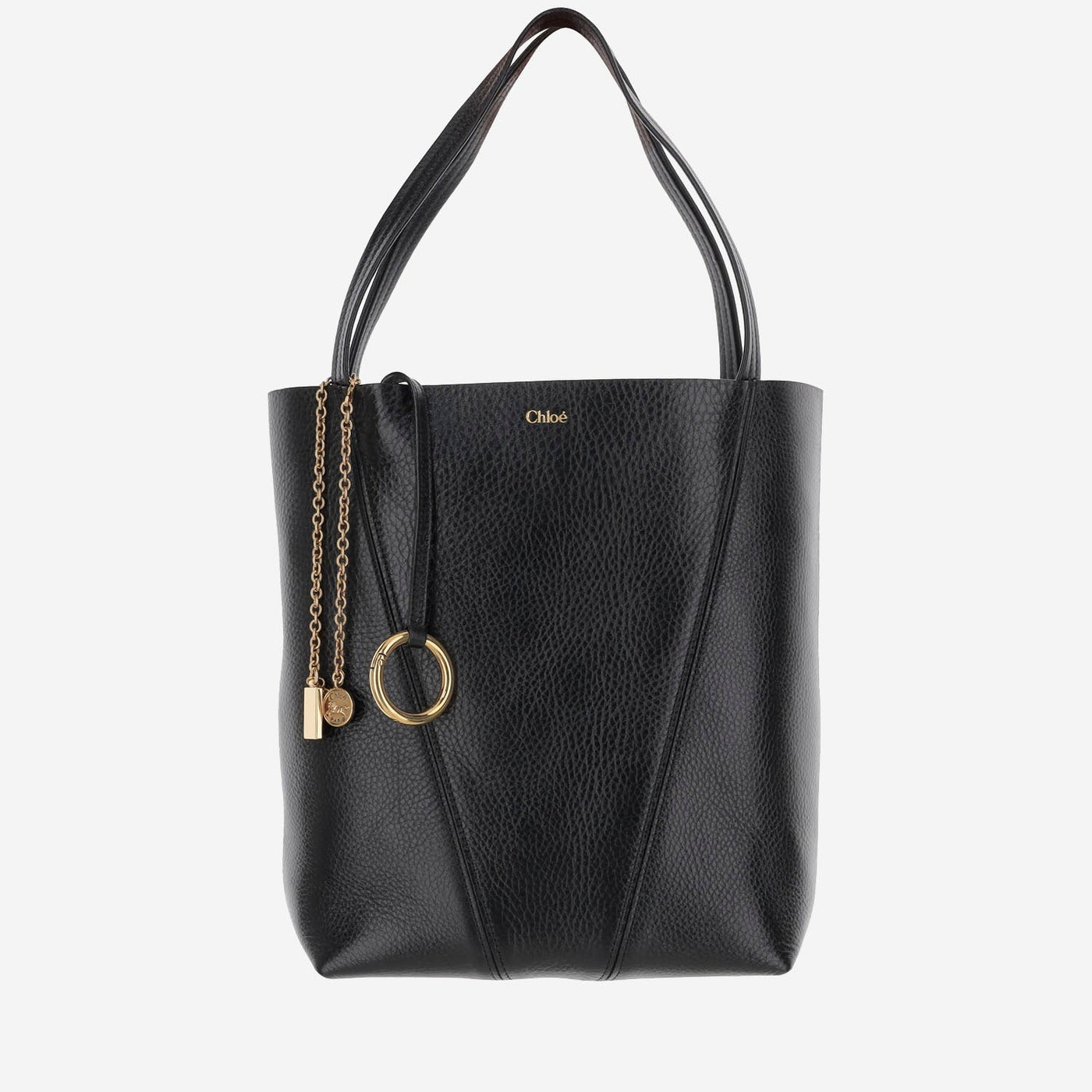 Chloé Spin Tote Bag — Black
