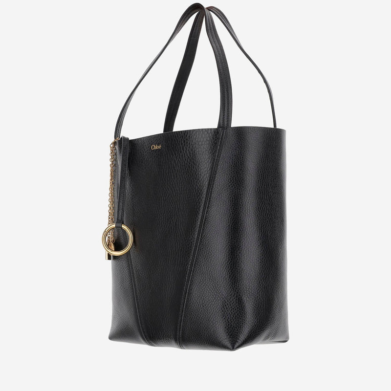 Chloé Spin Tote Bag — Black