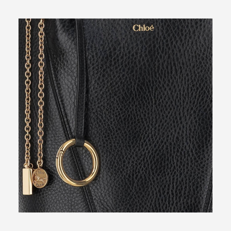 Chloé Spin Tote Bag — Black