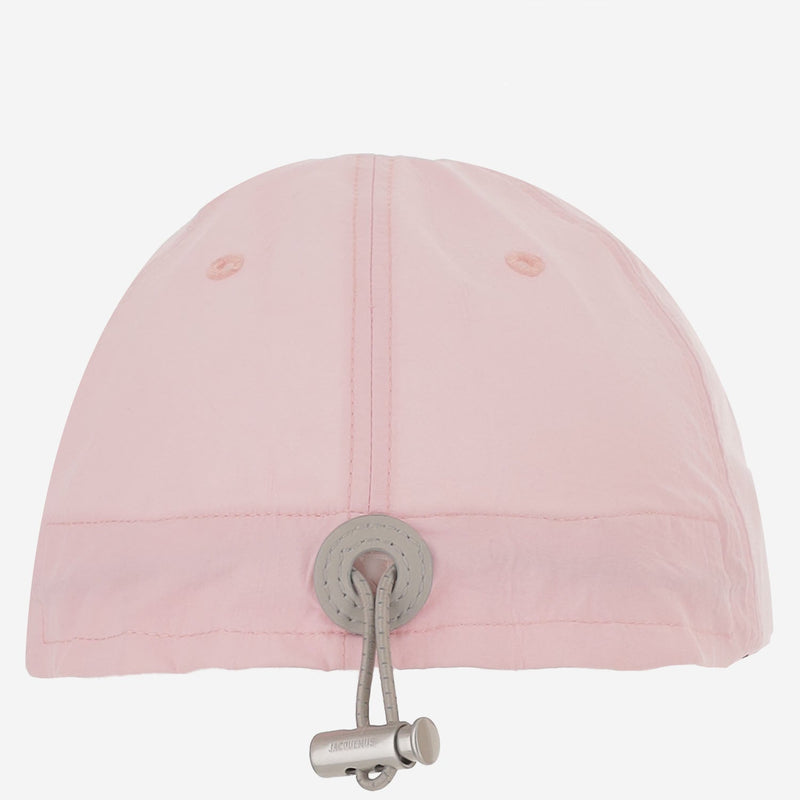 Jacquemus Acu00799aw00645 Nylon Baseball Cap — Pink Caps