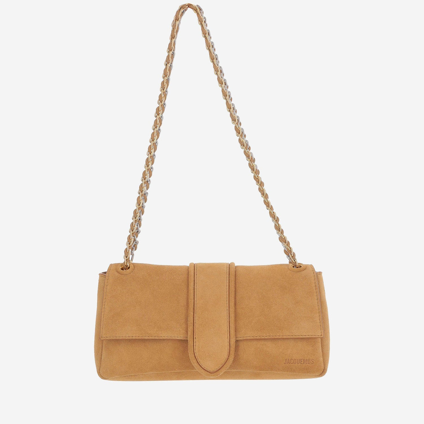 Jacquemus Suede Shoulder Bag — Brown