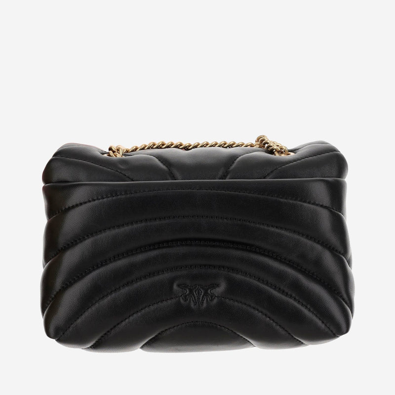 Pinko Shoulder Bag — Black Leather