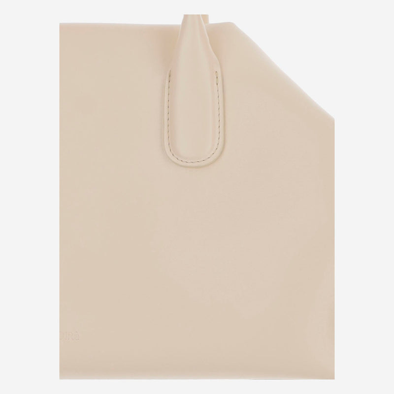 Themoirè Talia Shoulder Bag — Beige Vegan Leather
