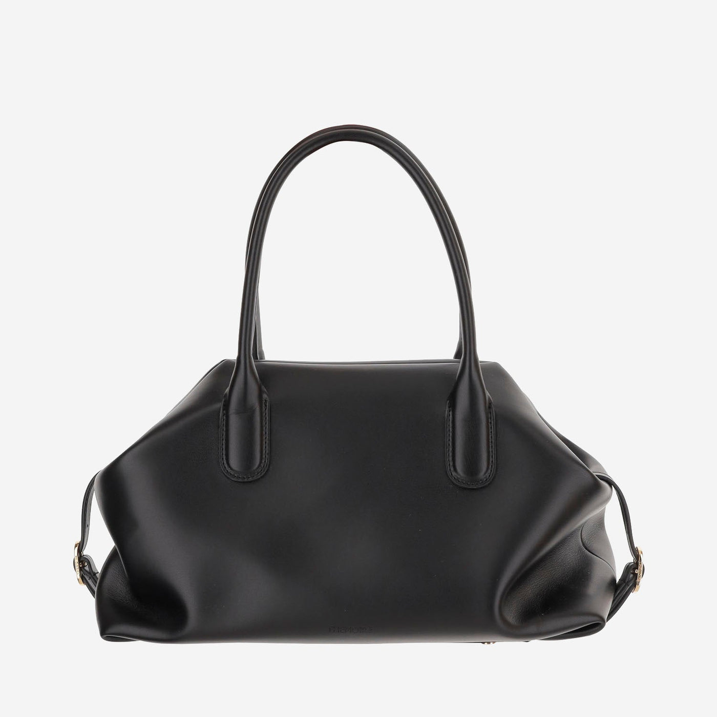 Themoirè Talia Shoulder Bag — Black Vegan Leather