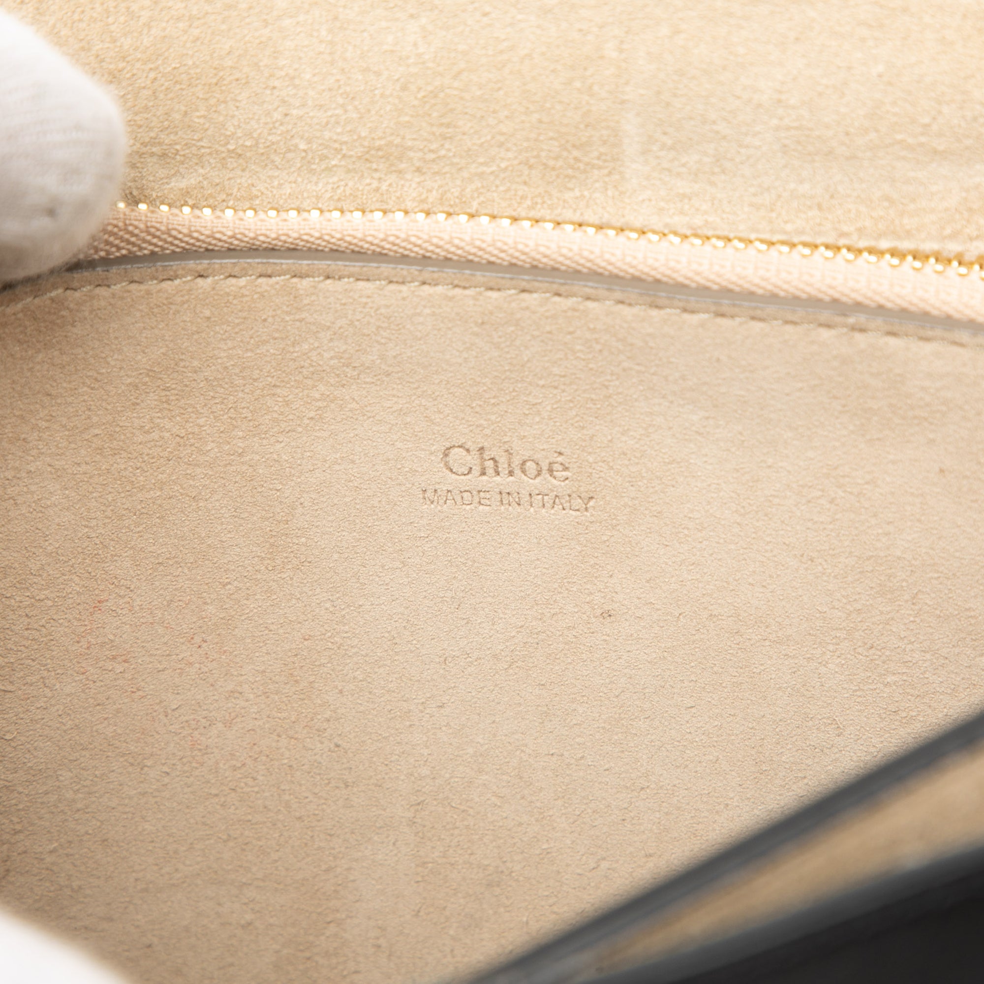 Medium Calfskin and Suede Faye Crossbody - Image 5