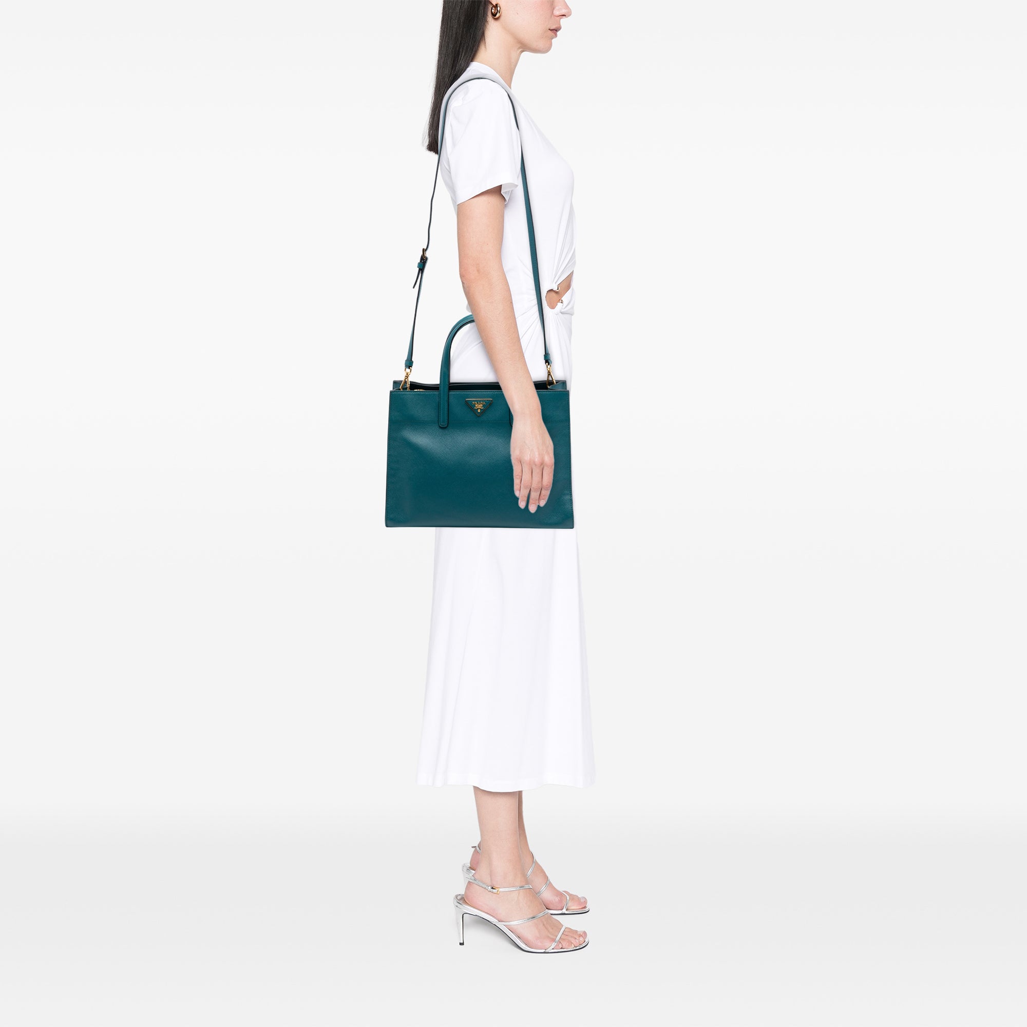 Saffiano Soft Triple Pocket Tote - Image 6