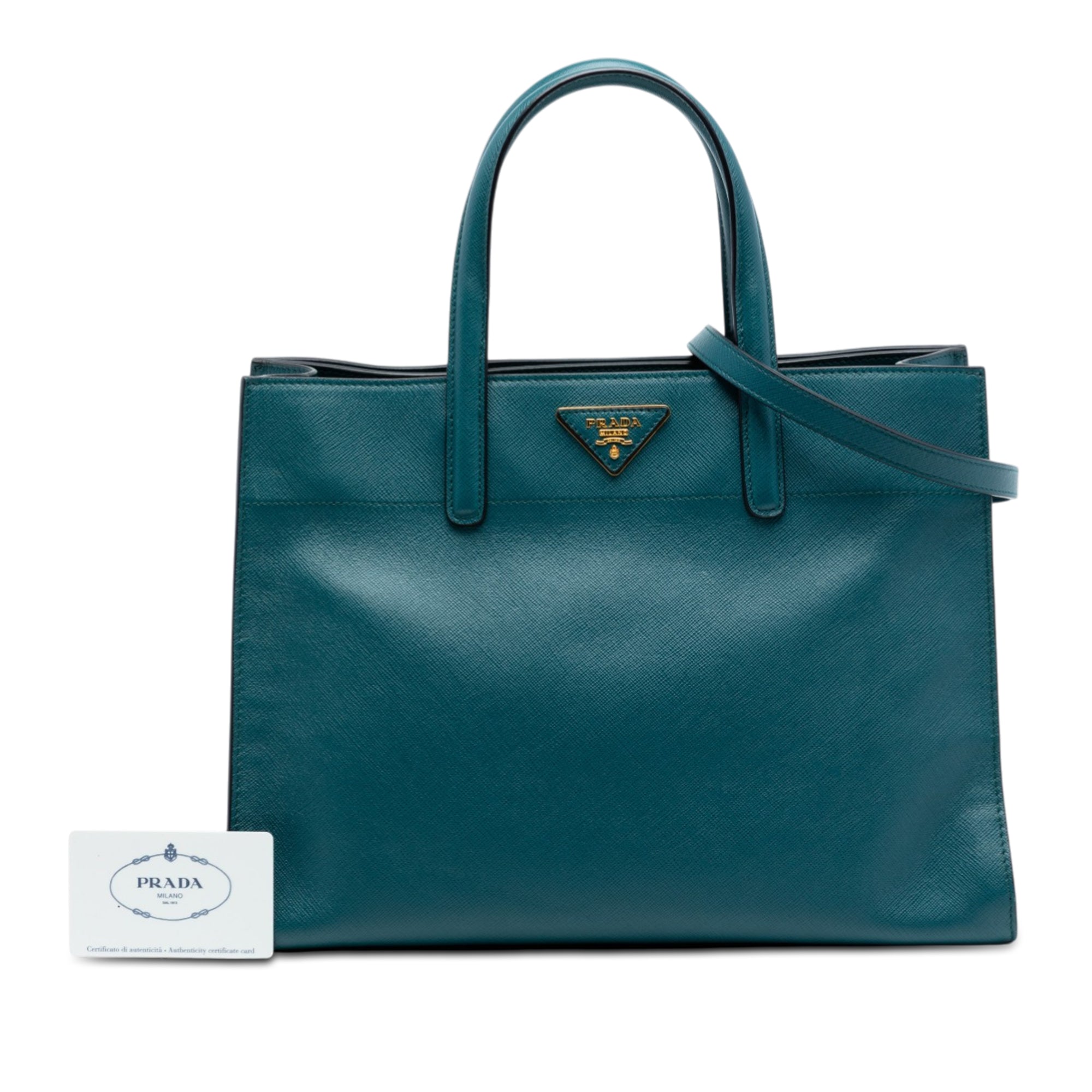 Saffiano Soft Triple Pocket Tote - Image 7