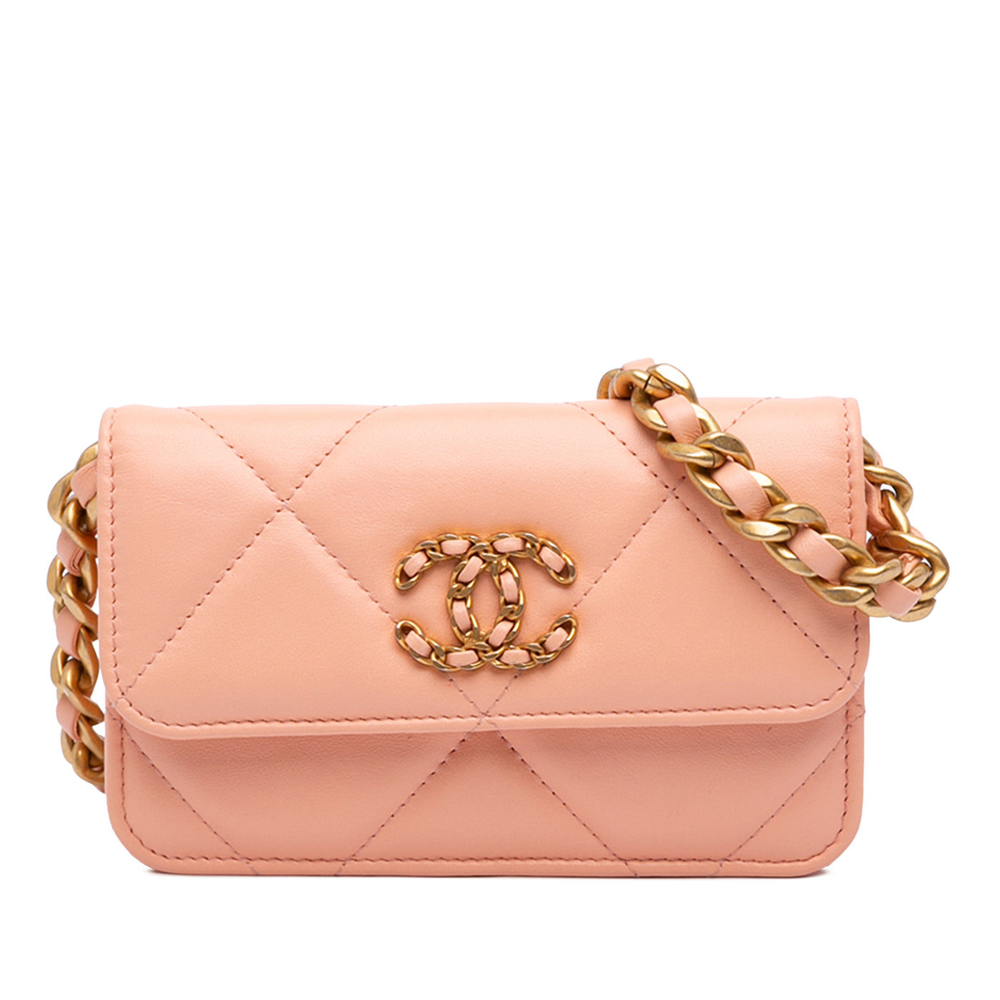 Quilted Lambskin 19 Wallet on Chain - Image 1