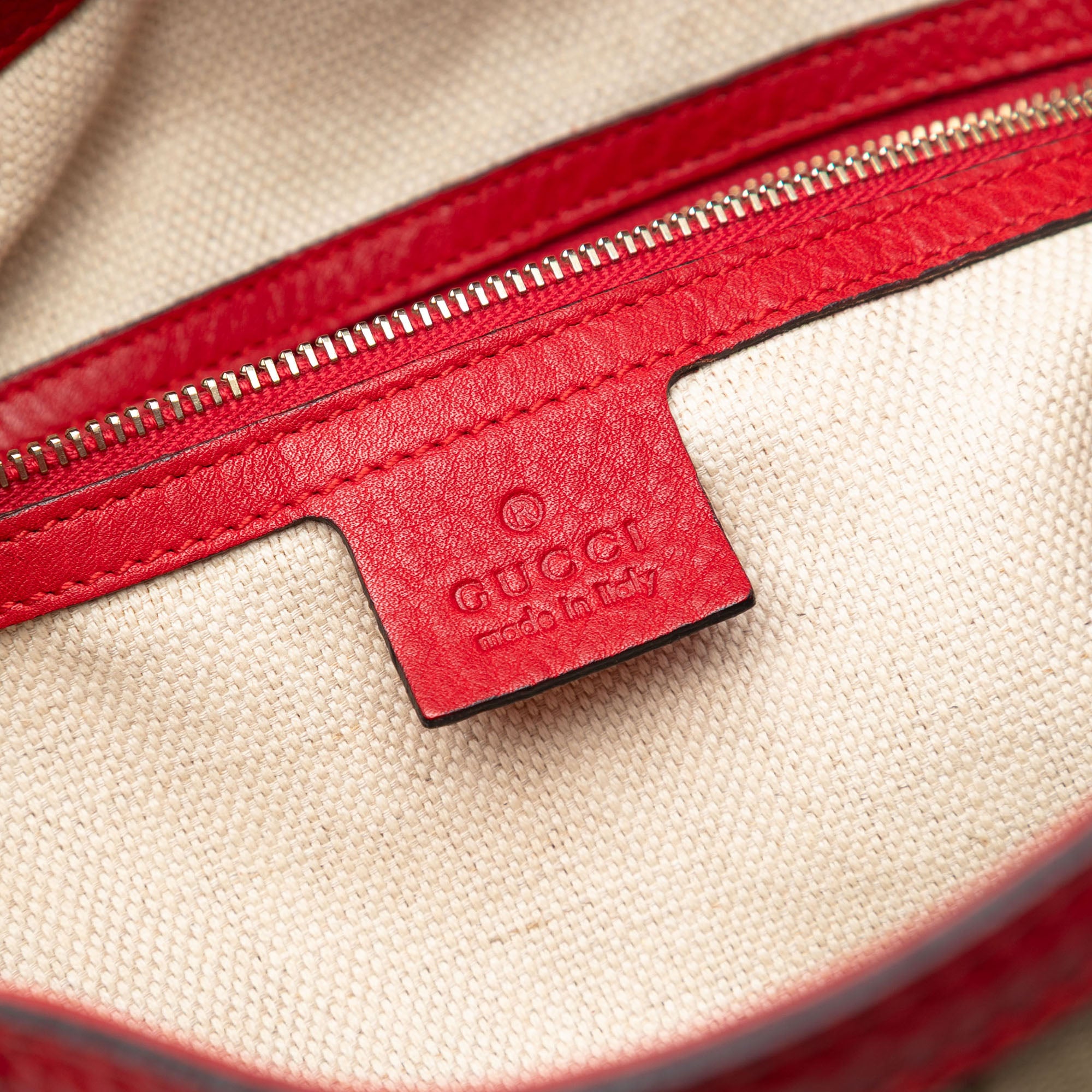 GG Canvas Bamboo Diana Satchel - Image 5