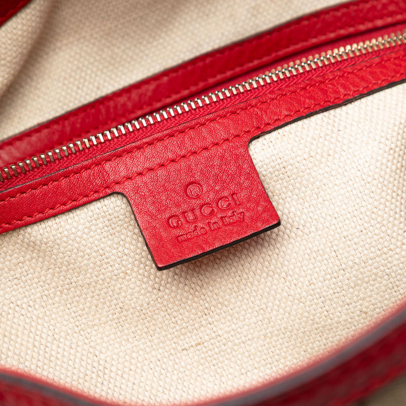 GG Canvas Bamboo Diana Satchel - Image 5