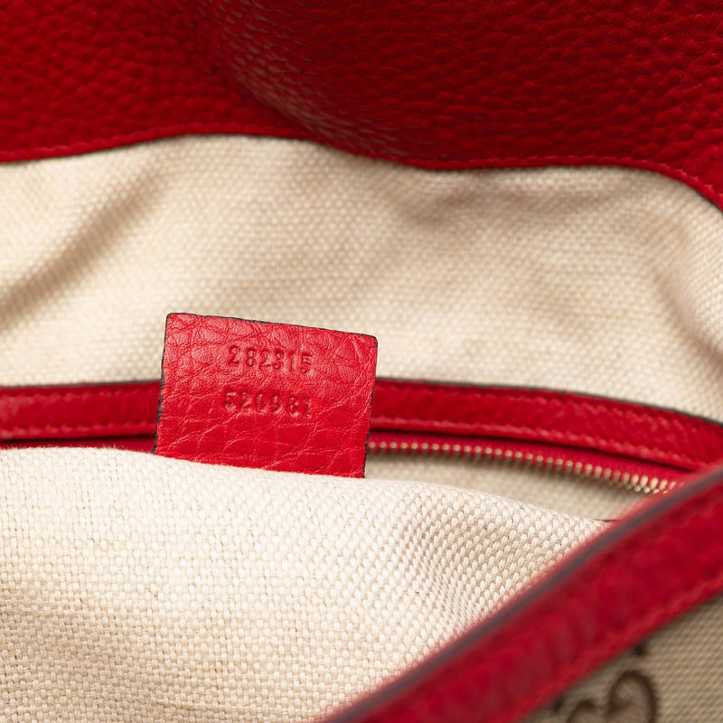 GG Canvas Bamboo Diana Satchel - Image 6
