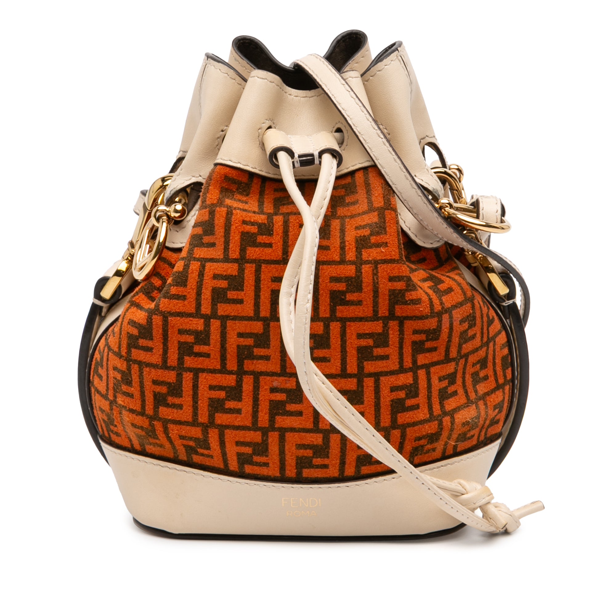 Mini Zucca Suede Mon Tresor Bucket Bag - Image 1