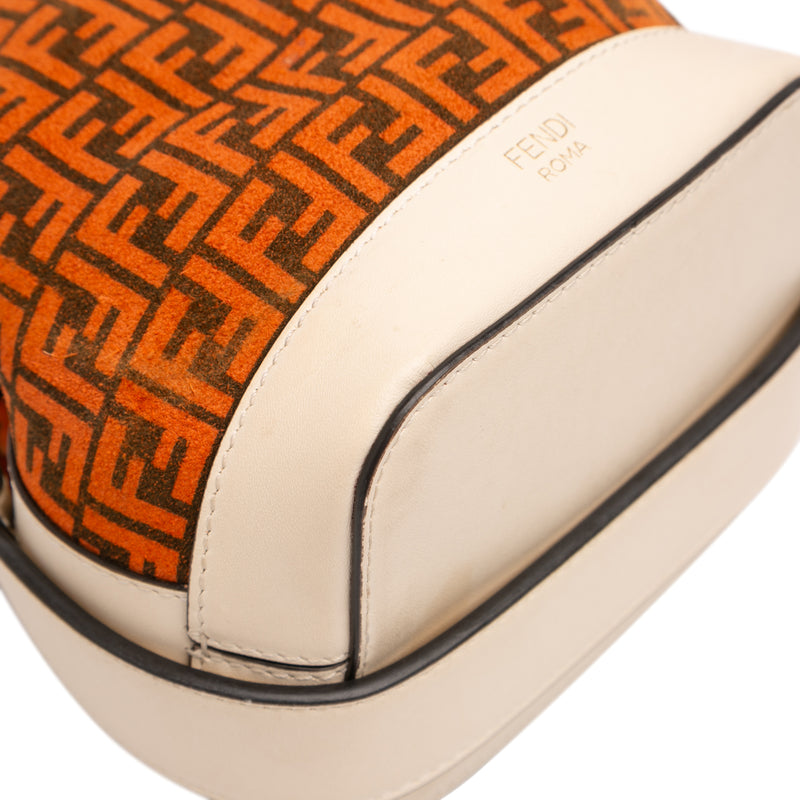 Mini Zucca Suede Mon Tresor Bucket Bag - Image 10