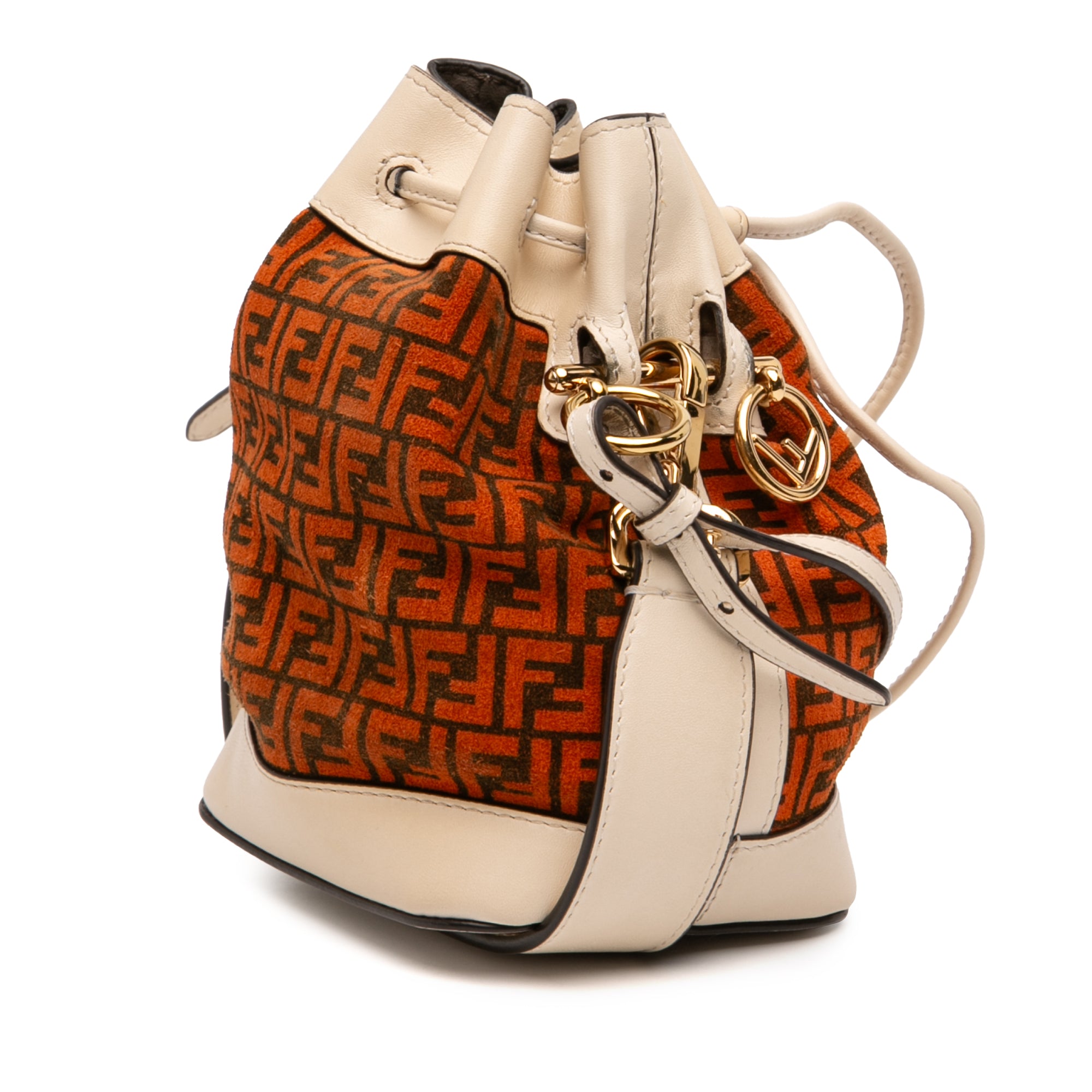 Mini Zucca Suede Mon Tresor Bucket Bag - Image 2