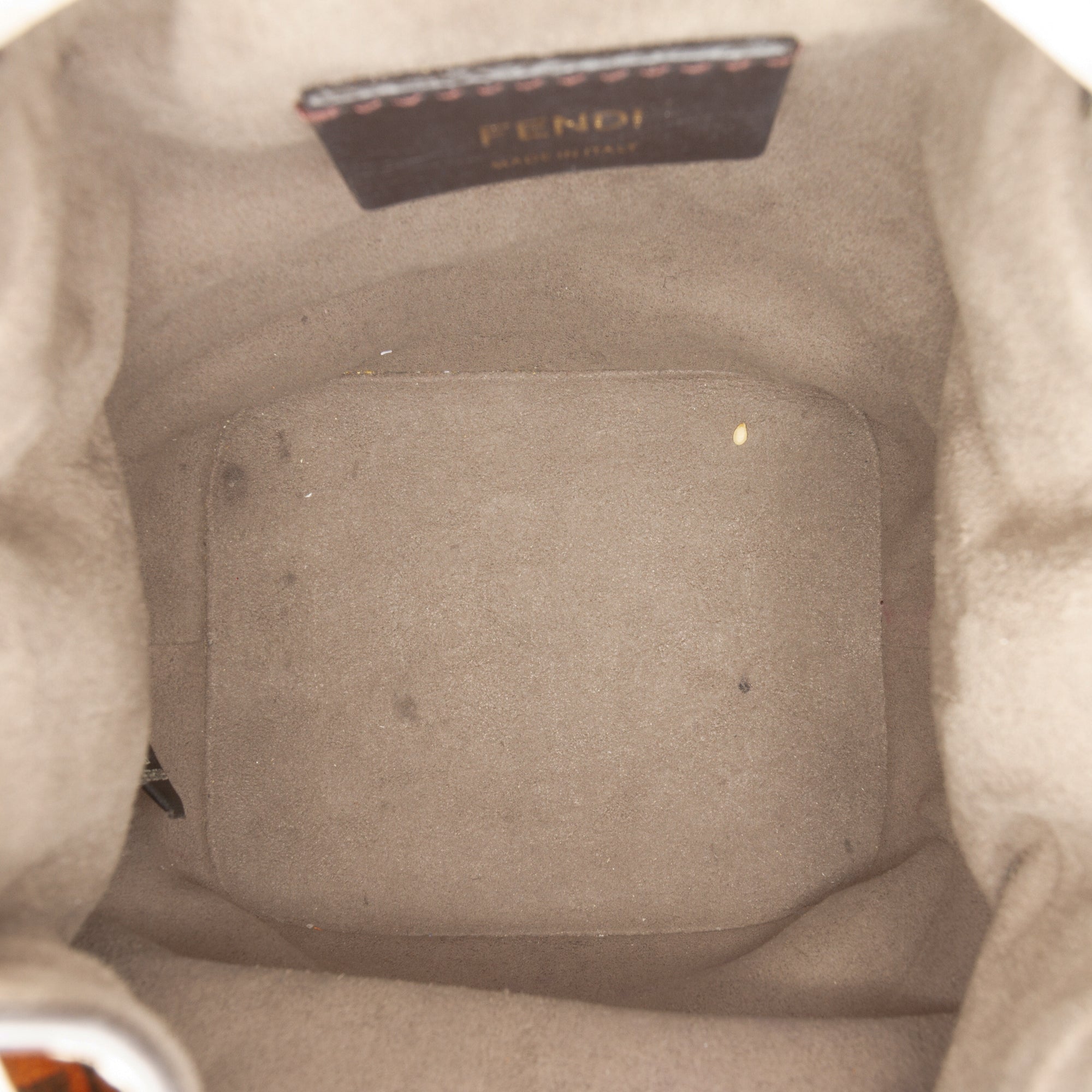 Mini Zucca Suede Mon Tresor Bucket Bag - Image 4
