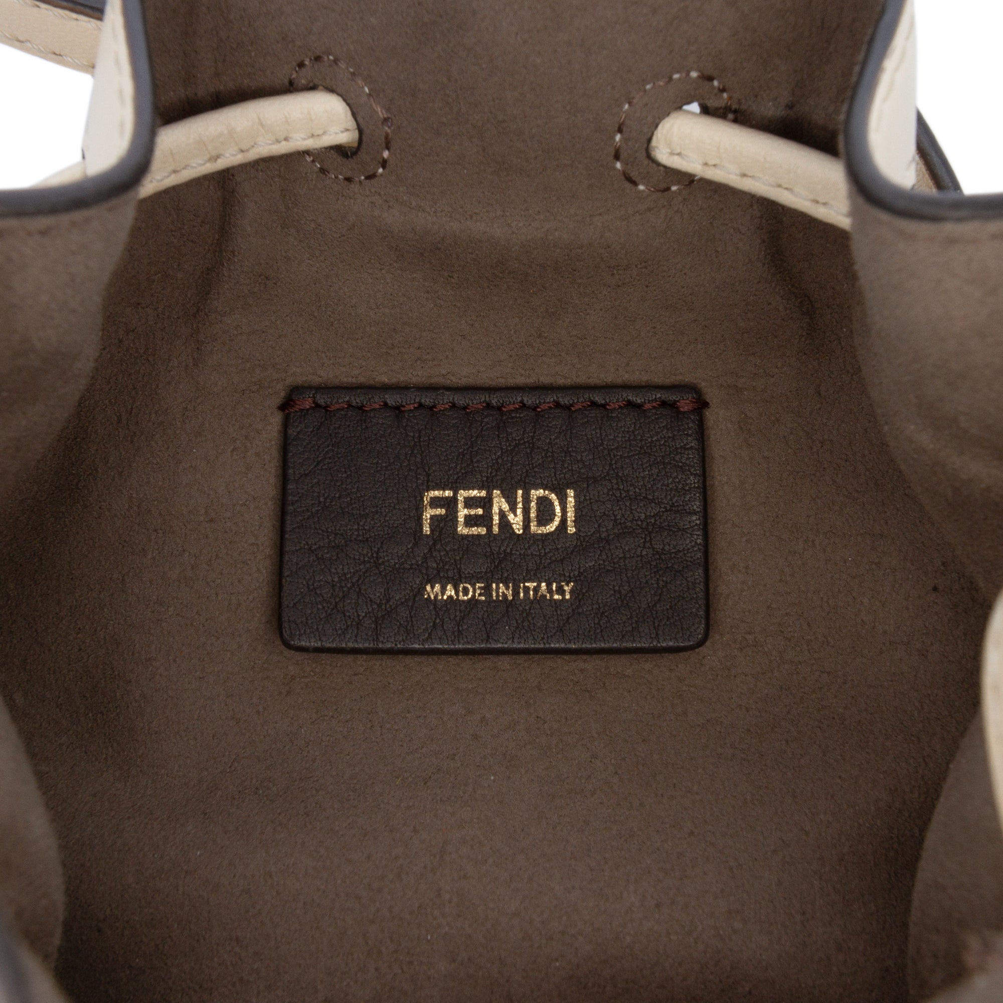 Mini Zucca Suede Mon Tresor Bucket Bag - Image 5
