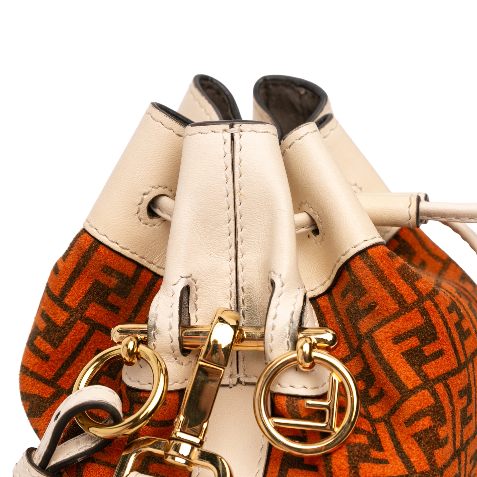 Mini Zucca Suede Mon Tresor Bucket Bag - Image 8