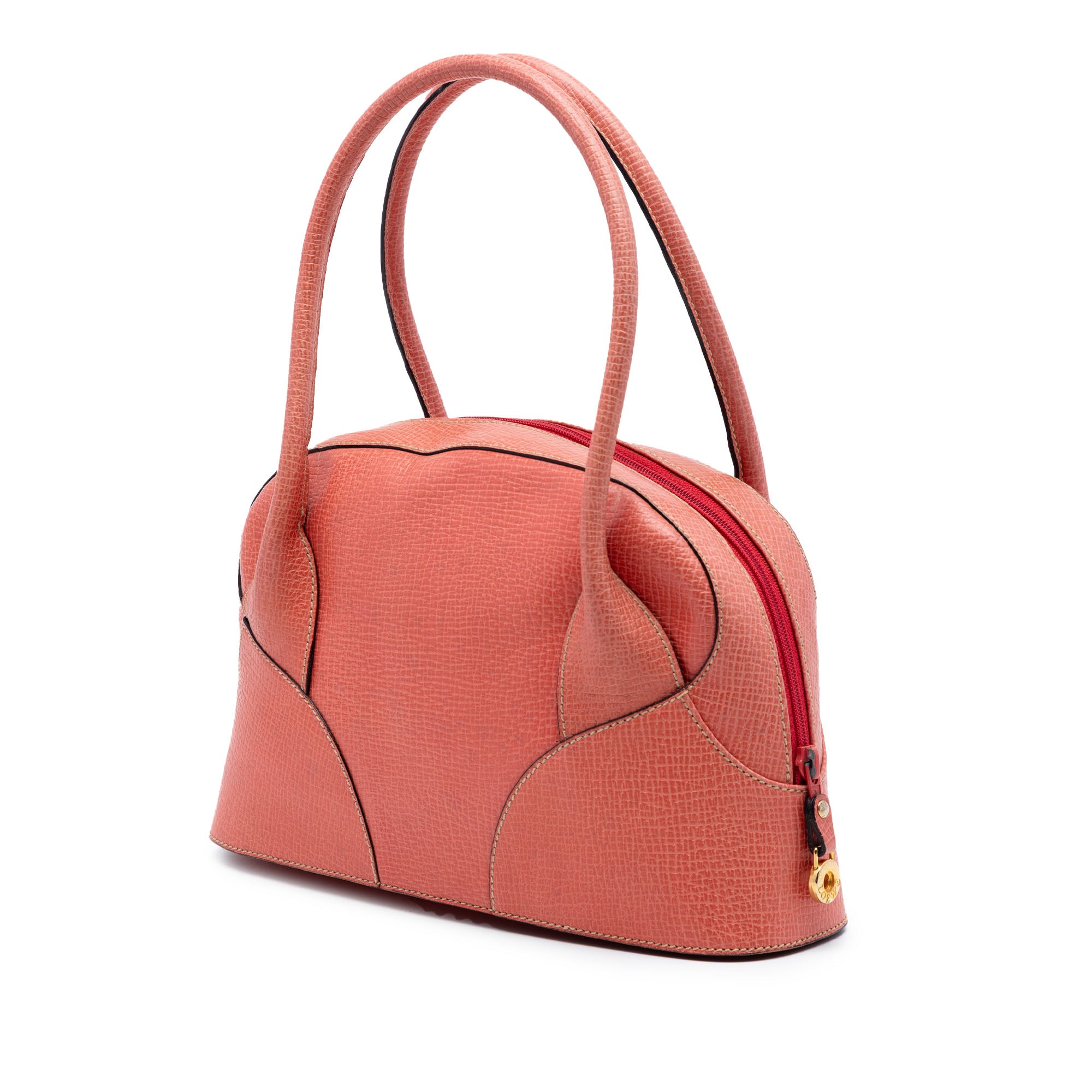 Textured Calfskin Top Handle Bag - Image 2