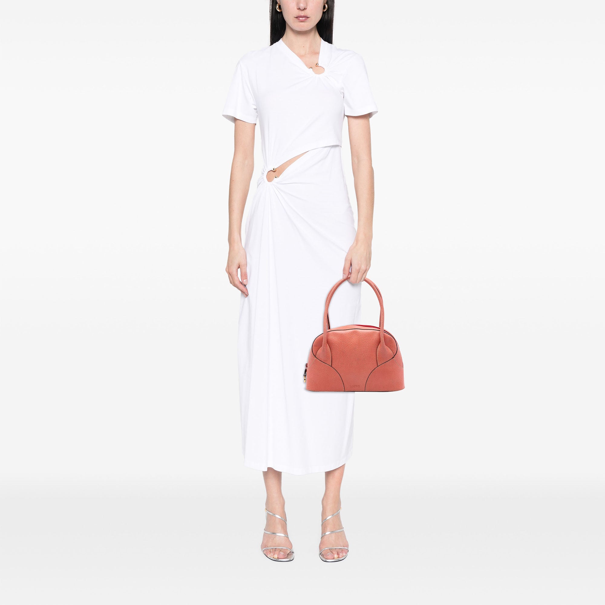 Textured Calfskin Top Handle Bag - Image 6