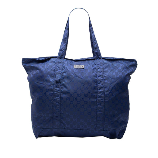 GG Nylon Teddy Bear Folding Tote - Image 1