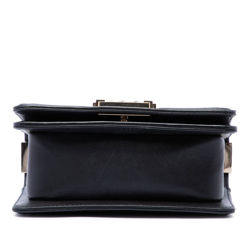 Mini Chevron Lambskin Boy Flap - Image 3