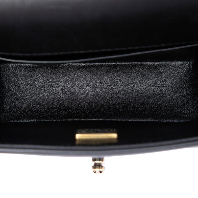 Mini Chevron Lambskin Boy Flap - Image 4