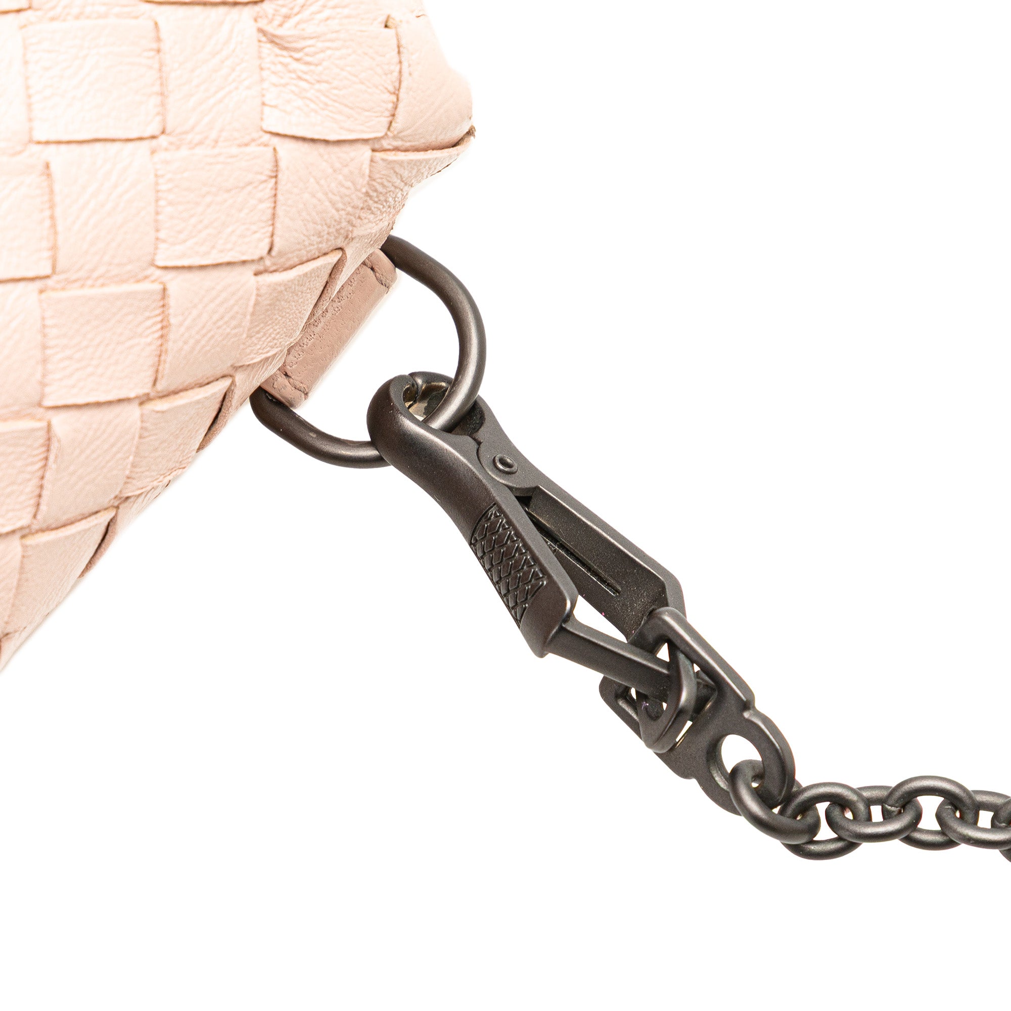 Leather Intrecciato Chain Flap Crossbody - Image 10